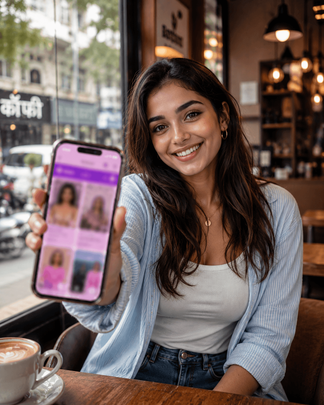 Real person using TrueBondr in India
